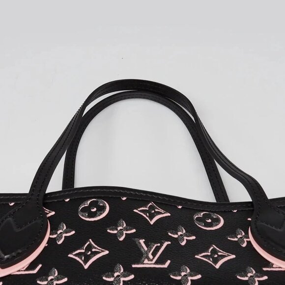Louis Vuitton Black/Pink Monogram Canvas Fall For You Neverfull MM Bag w/o Po... - Picture 8 of 12